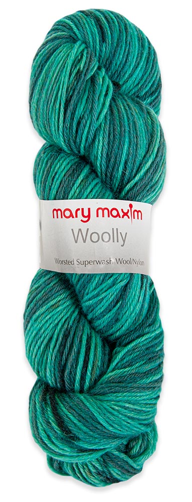 Mary Maxim Festive Feet Sock Yarn, Candy Cane Sparkle