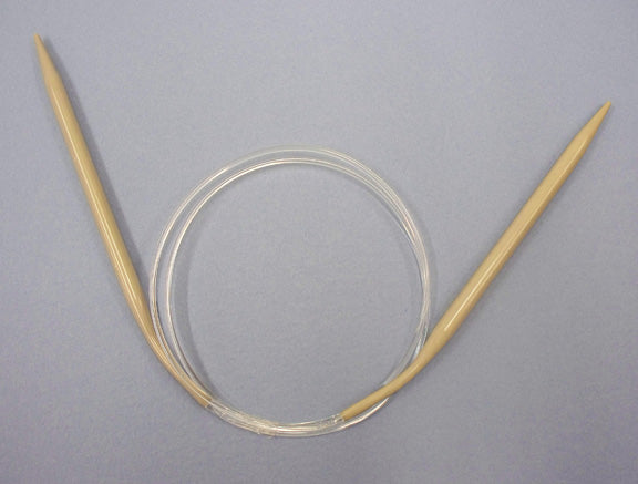 KNITTING NEEDLES Circular Size 11 (8.0 mm) Circular - 24 long two points  Clover Metal