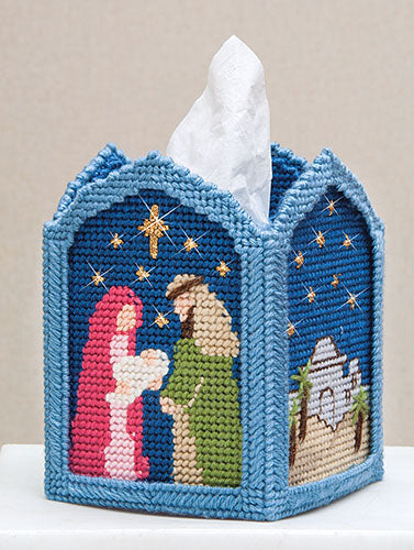 Holy Night Tissue Box Cover