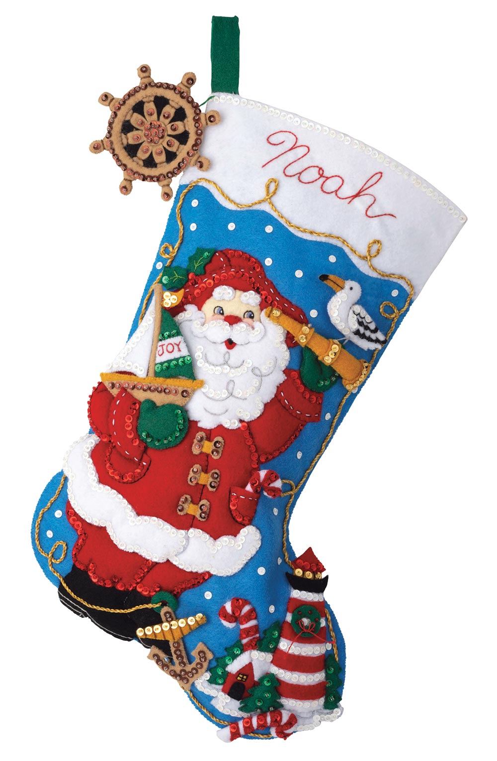 Bucilla Felt Christmas Stocking Kit – Trimming the Tree 84759