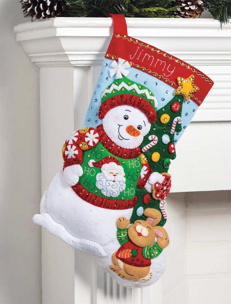 Bucilla Nativity Baby 18 Felt Christmas Stocking Kit 86170, Jesus, Manger  DIY 