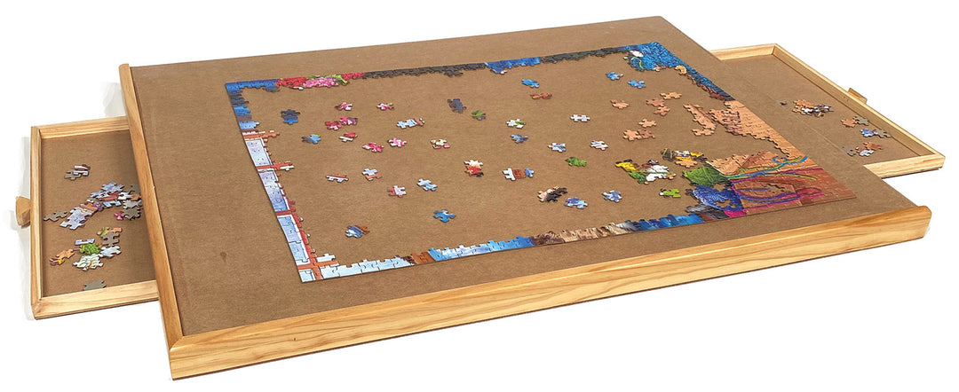 Pre-Assembled Wooden Easel Puzzle Board - Accommodates Puzzles up to 2000  Pieces (Various Sizes: 100, 300