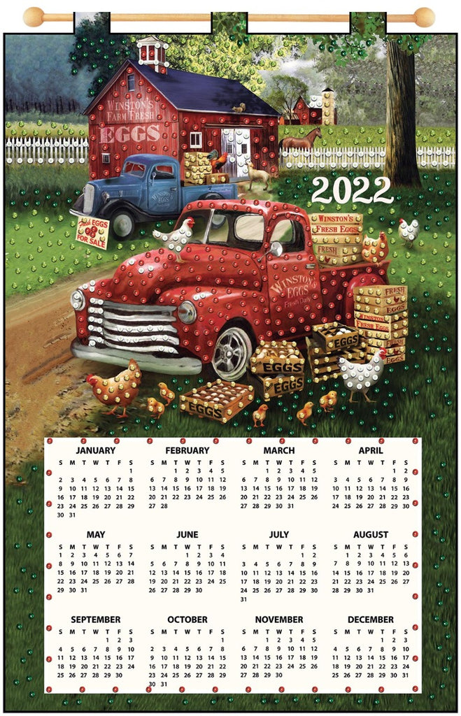 Egg Barn 2022 Felt Calendar Mary Maxim