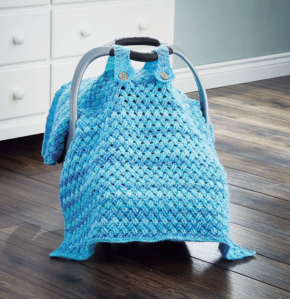 Free Woven Car Seat Cover Pattern – Mary Maxim