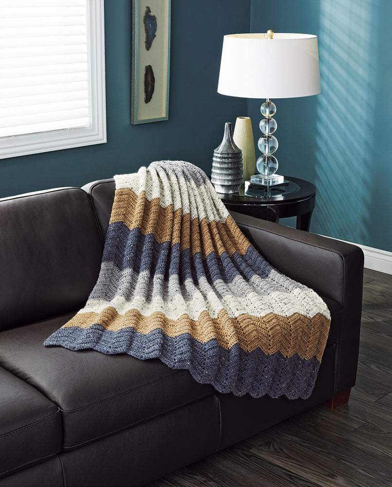 Subtle Ripple Afghan