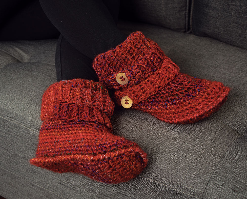 Marvelous Slippers Crochet Kit