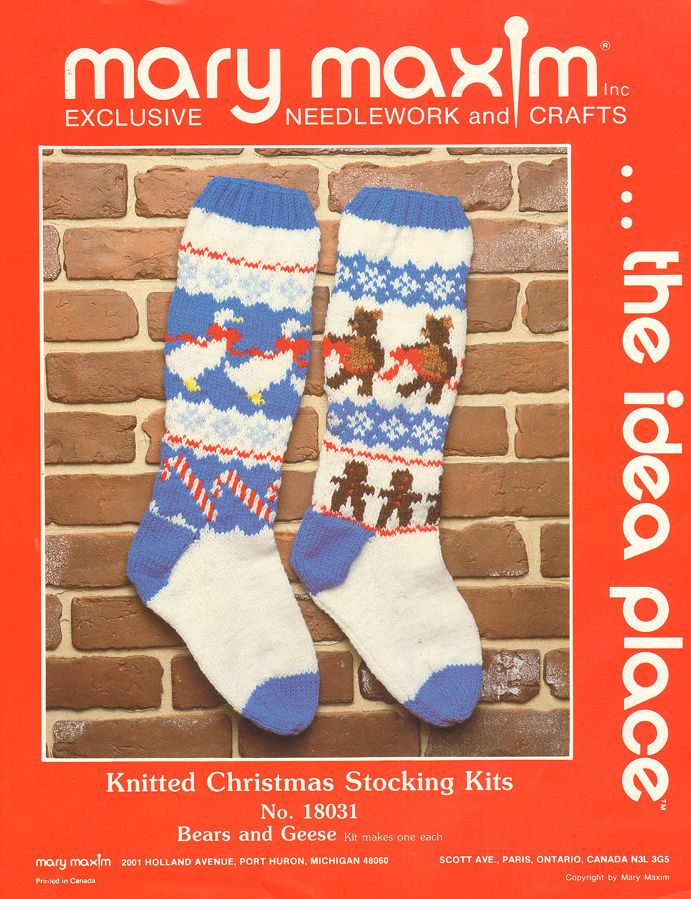 Christmas Nativity Felt Stocking Kit – Mary Maxim