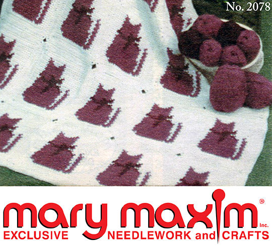 Antique Floral Afghan Pattern – Mary Maxim