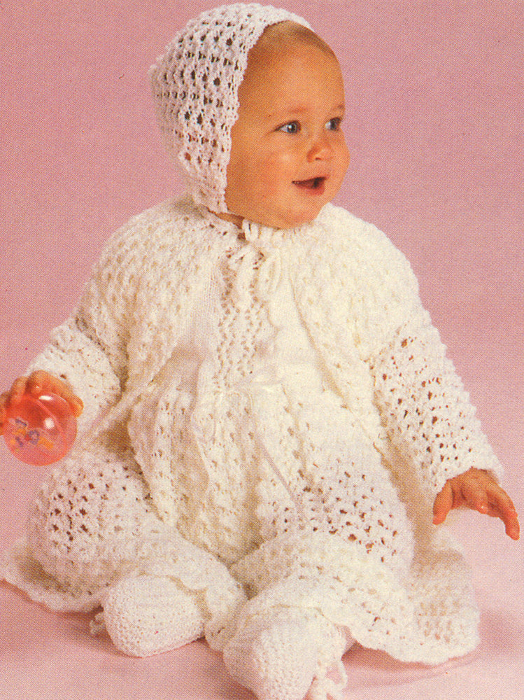 PDF Instant Digital Download Baby Boy Girl Crochet Christening Dress & Cape  Pattern 16 to 20 Inch 806 - Etsy
