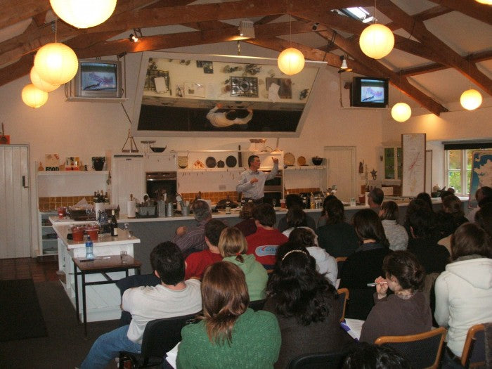 Pascal with students at Ballymaloe Cookery School