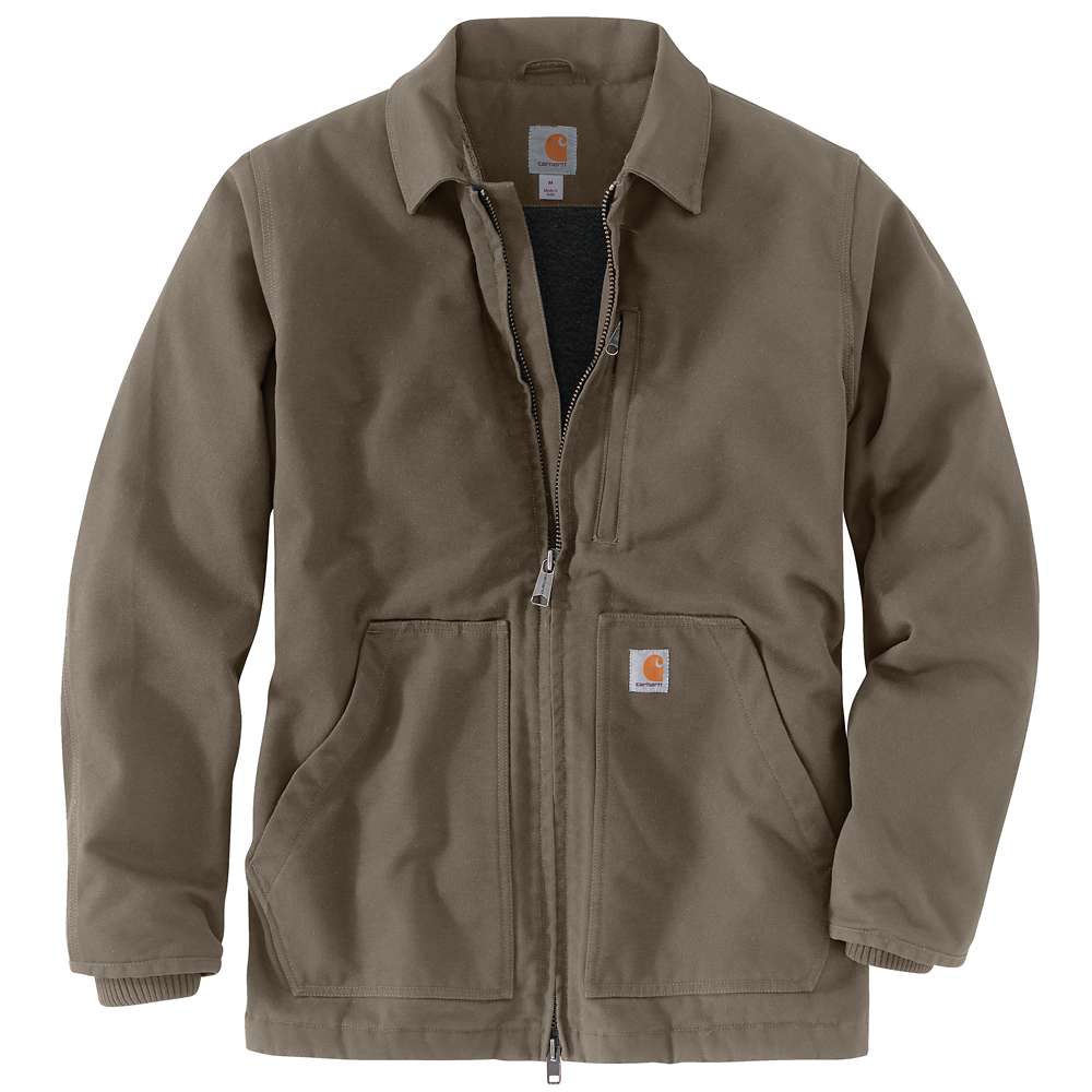 Carhartt Men's Washed Duck Sherpa-Lined Coat – Whistle Workwear