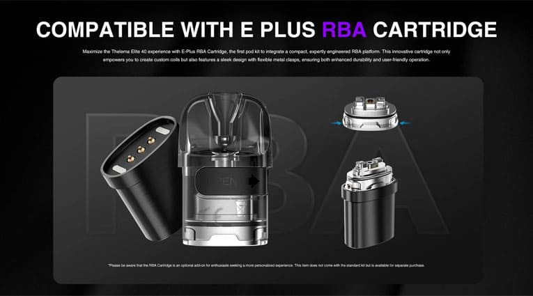 Compatible With E-Plus Pod Cartridge.