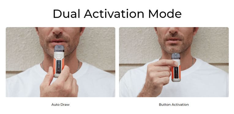 Dual activation mode on Luxe X Pro.