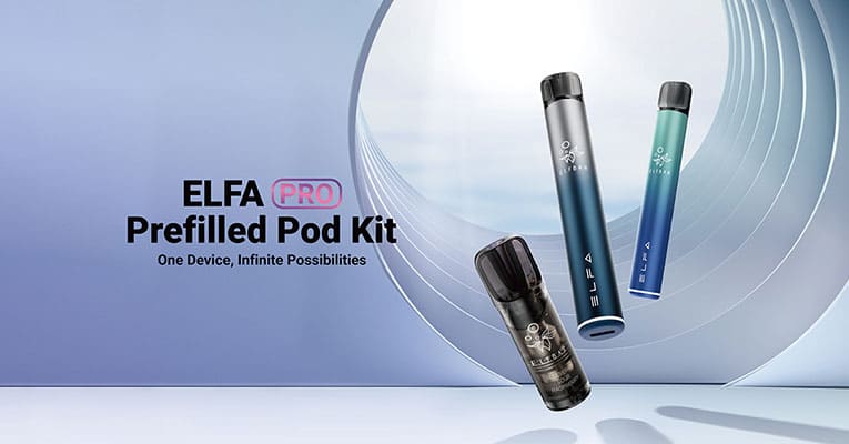 Banner description image for Elf Bar Elfa Pro pod kit.