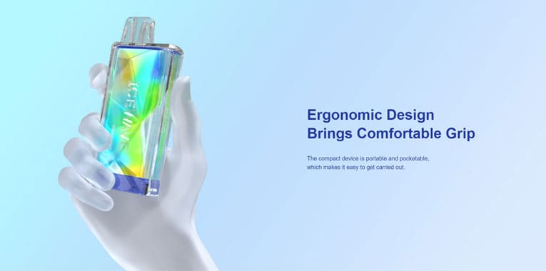 Ergonomic design creates a comfortable grip.