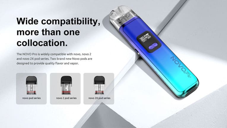 Complete compatibility with the Smok Novo pods.