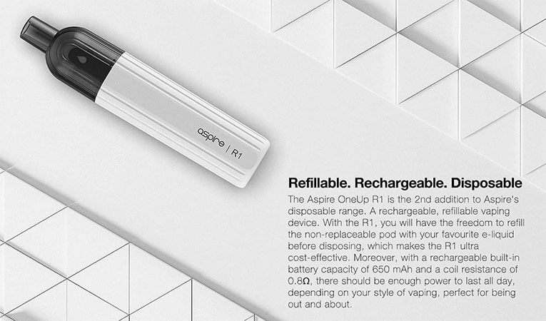 Refillable. Rechargeable. Disposable