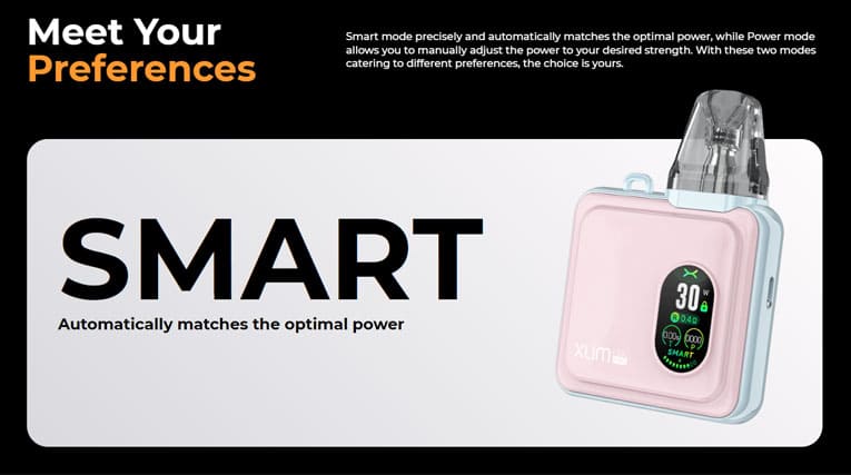 Smart mode matches to provide optimal power.