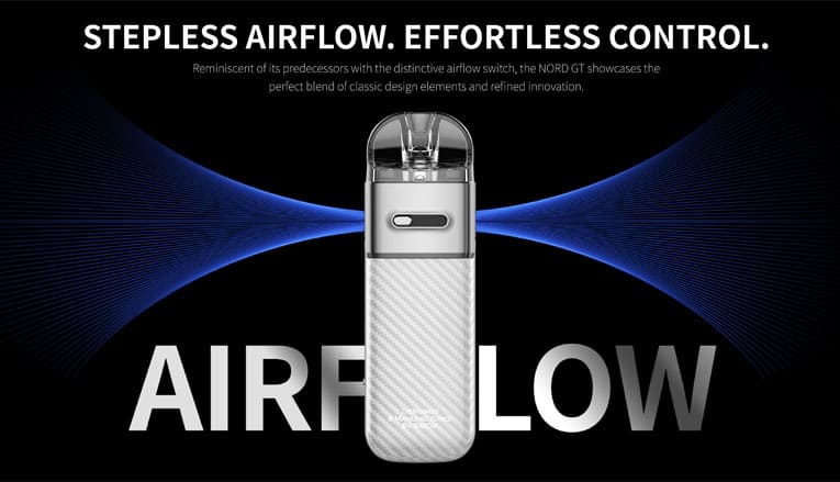 Stepless airflow for effortless control.
