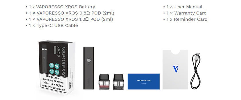 vaporesso-xros-pod-kit-unboxing