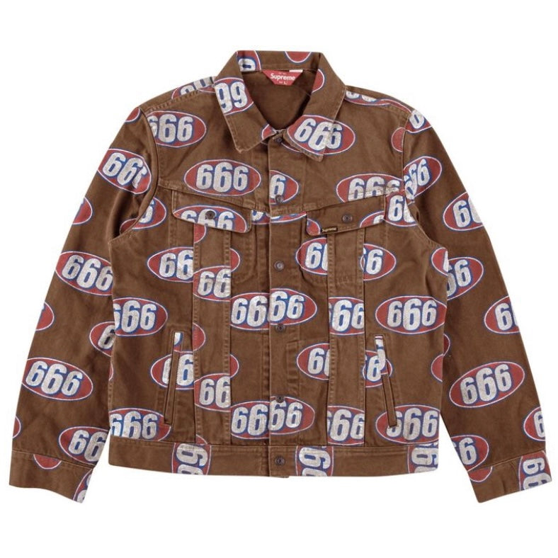 supreme 666 denim jacket