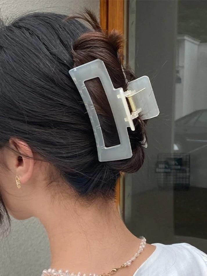 Large Rectangle Hair Claw Clip