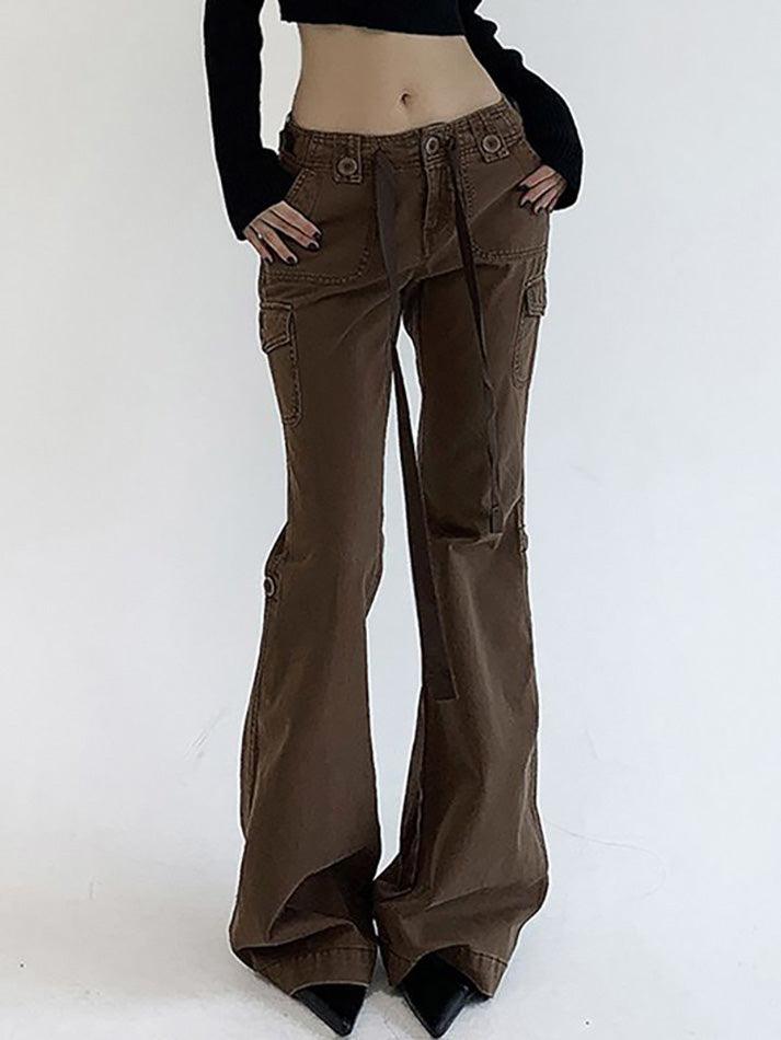 Low Waist Slim-Fit Boot-Cut Jeans