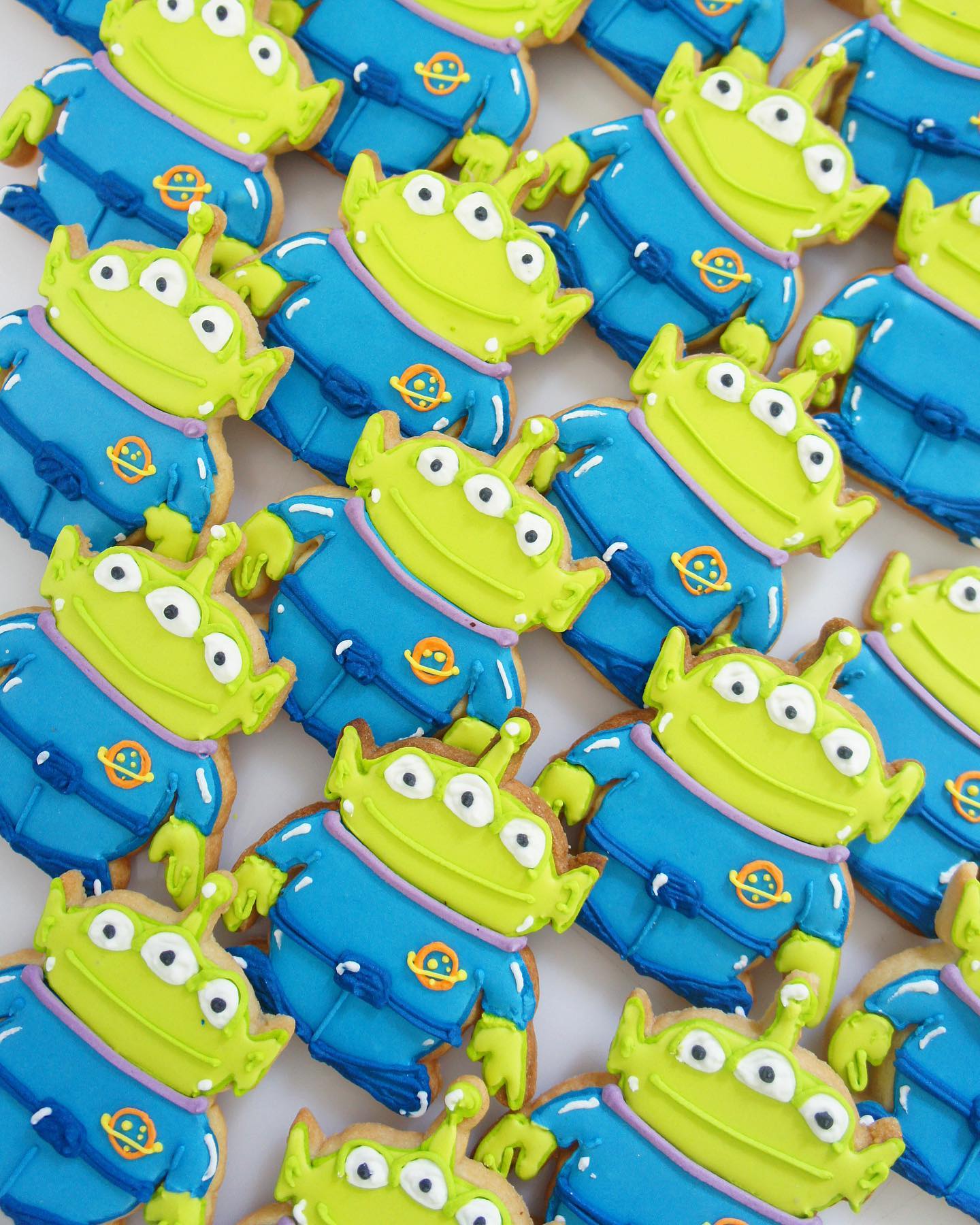 toy story alien cookies