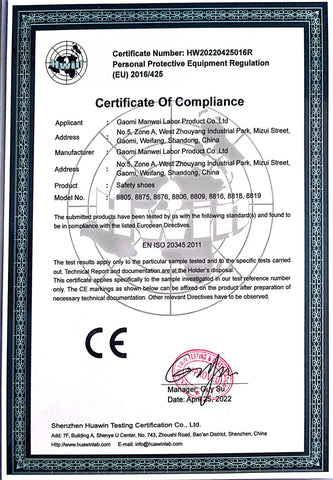 Certificat ISO