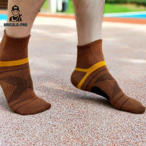 Chaussettes de Compression Marron