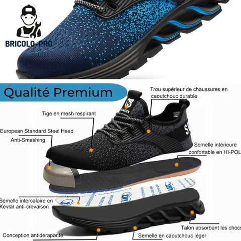 Chaussures de Sécurité Légères SUADEX Bleu