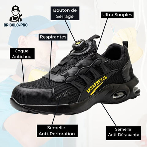 Composition Chaussures de Sécurité Légères Premium