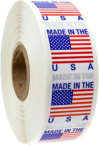 Made in the USA Stickers for Sewing Kits