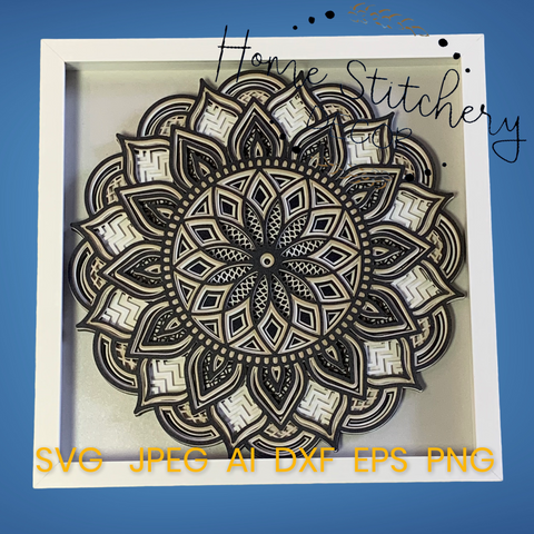 Cricut SVG Mandala Files, SVG files for Cricut, Silhouette or CNC laser cut machines.  Instant Download Patters