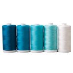 Thread set, sewing thread, embroider thread. Sewing thread set. Teal thread.