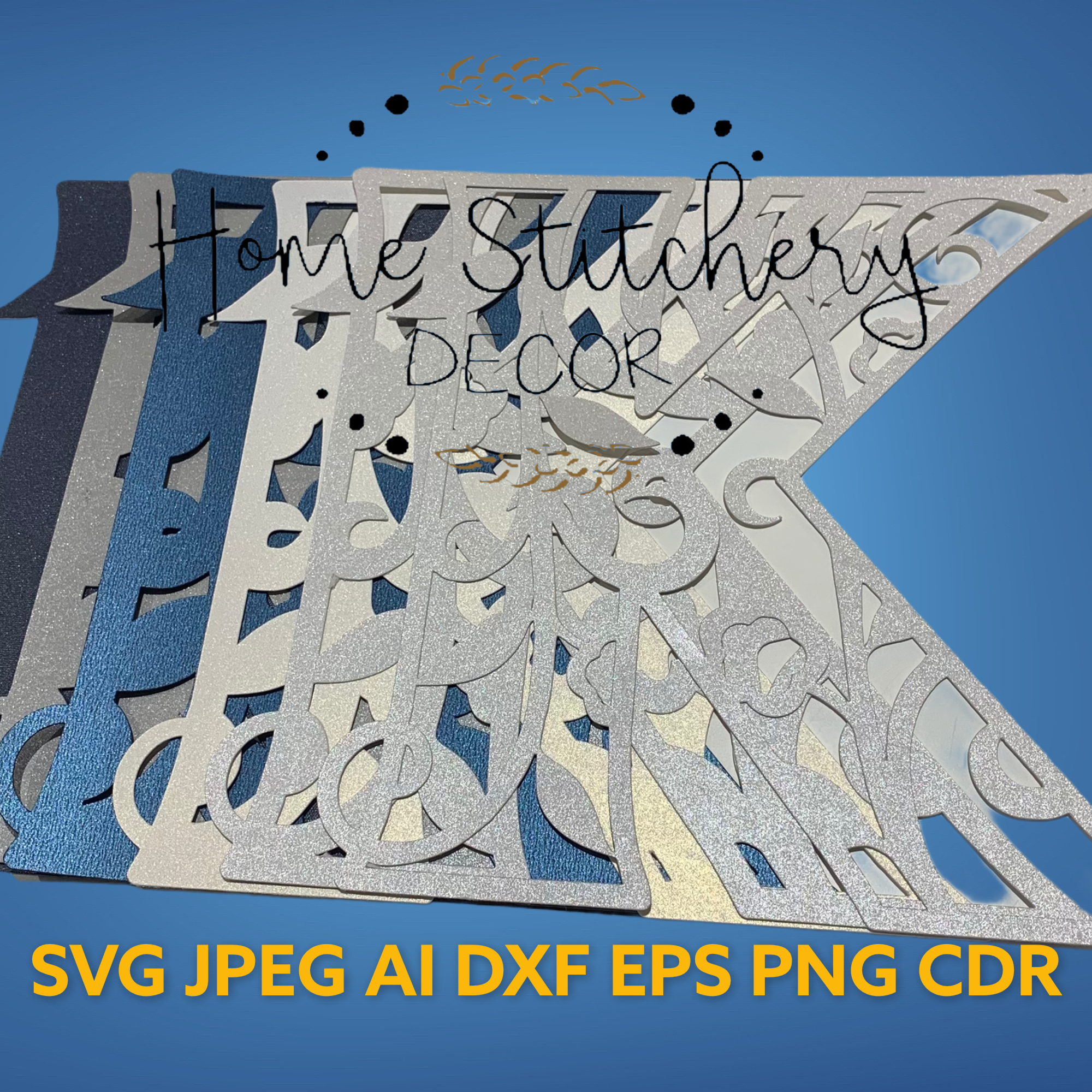 Free Free Layered Svg Letters 300 SVG PNG EPS DXF File