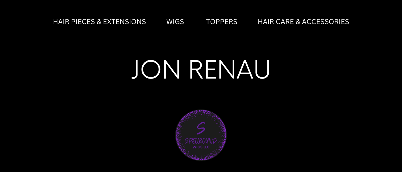 Jon Renau brand text on black background