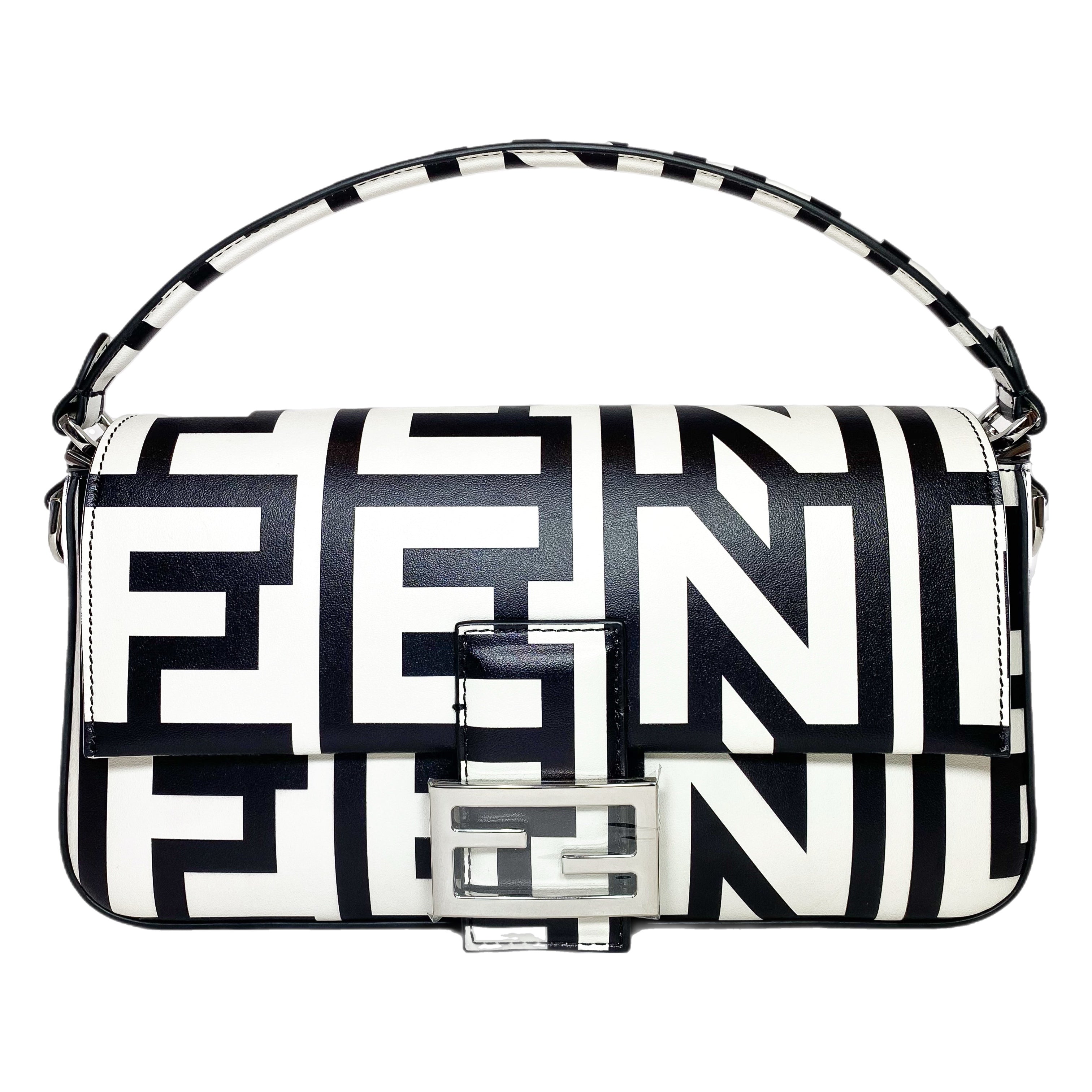 Image of Fendi x Marc Jacobs Black White Baguette