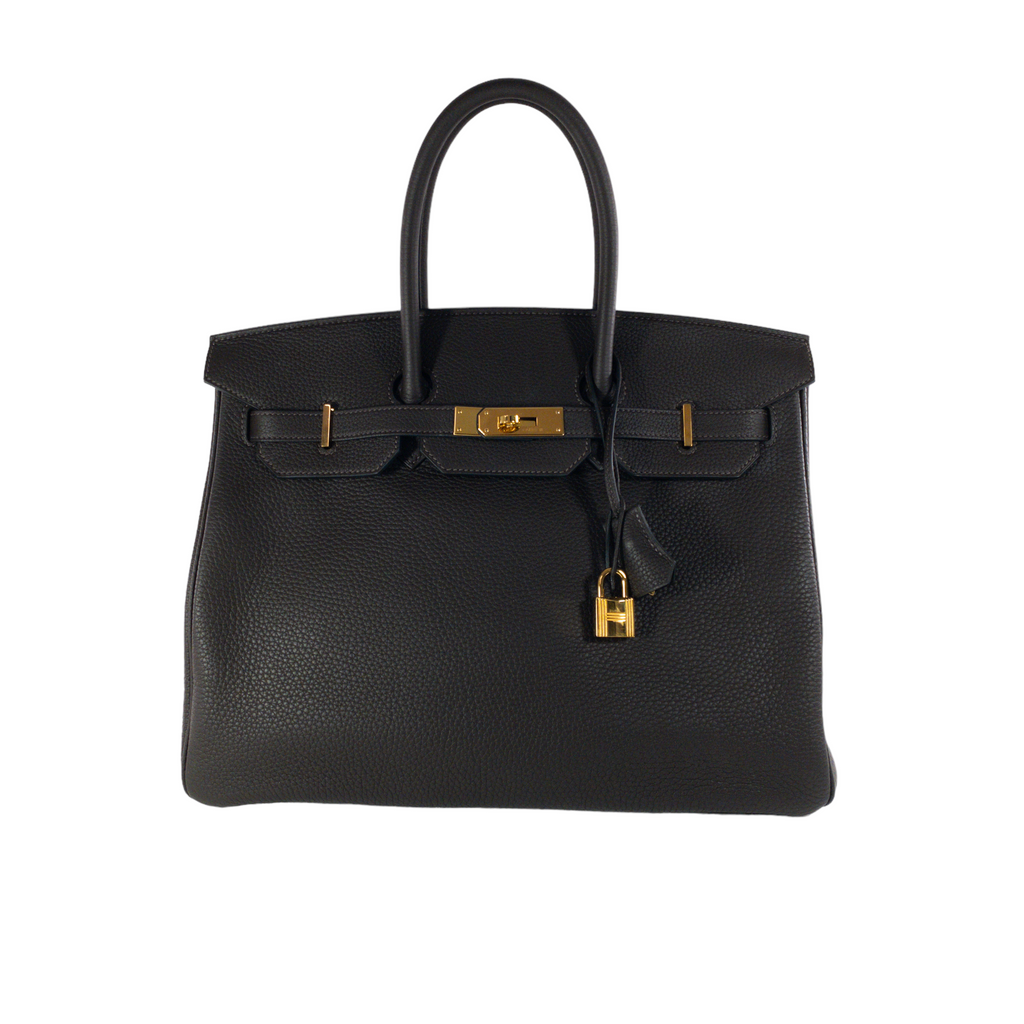 Hermes Vintage Black Birkin 35 Box Leather GHW – Consign of the Times ™