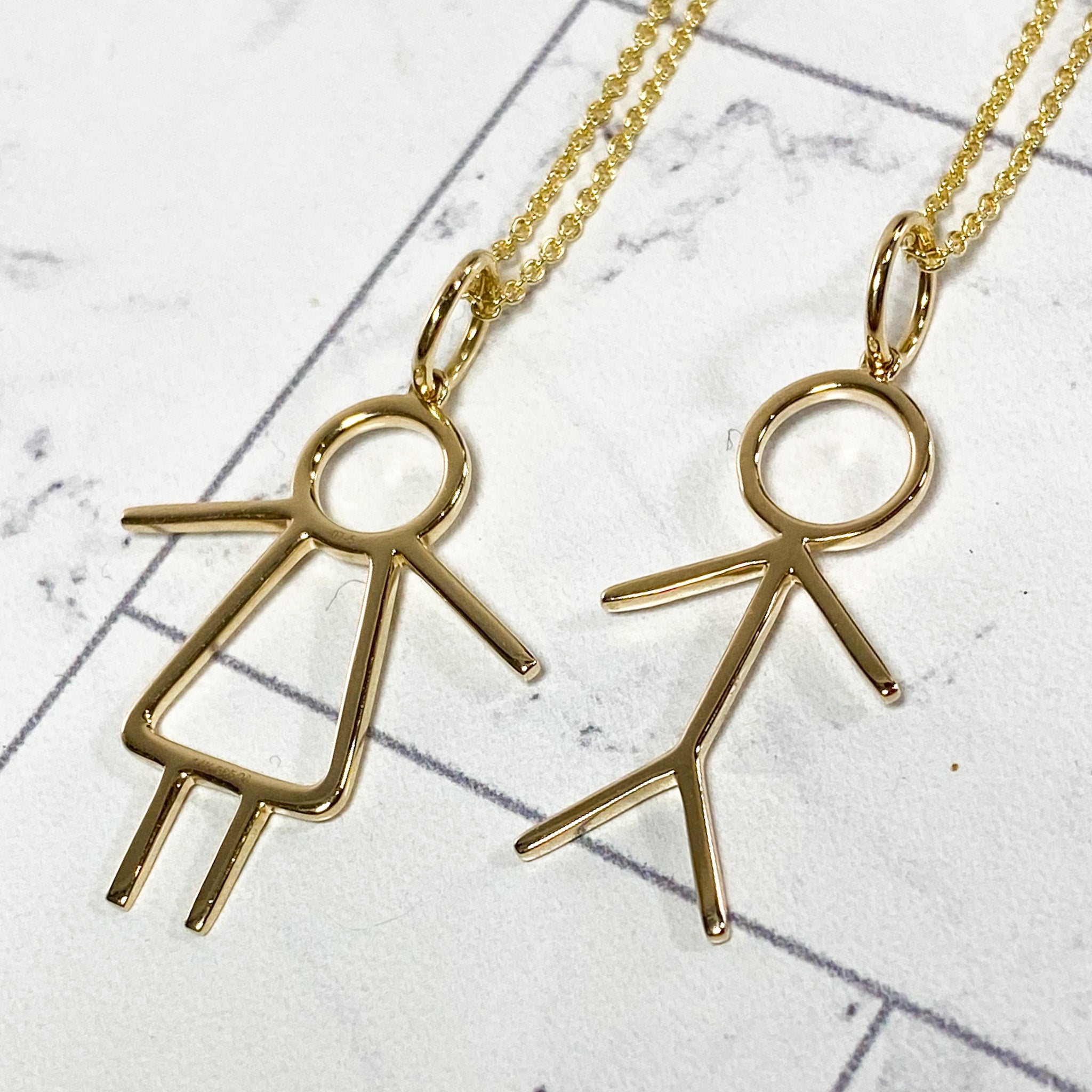 image of HONEY & FELLOW Necklaces Solid 14k Yellow Gold