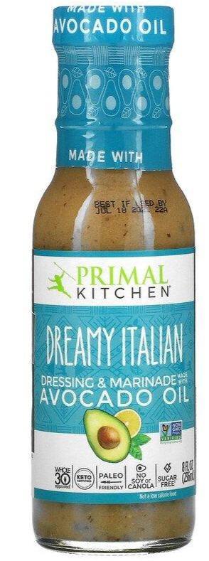 Primal Kitchen Ranch Salad Dressing & Marinade made with Avocado Oil,  Whole30 Approved, Paleo Friendly, and Keto Certified, 8 Fluid Ounces