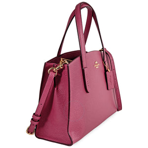 coach charlie carryall red