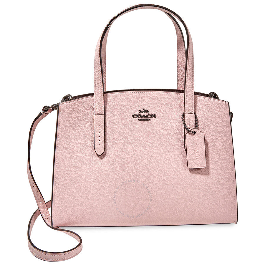 coach charlie carryall pink