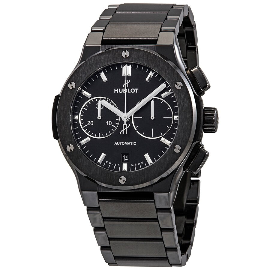 Hublot Classic Fusion Chronograph Automatic Men S Ceramic Watch 5 Cm Watchcore Inc