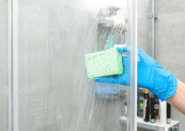 how to clean a shower screen