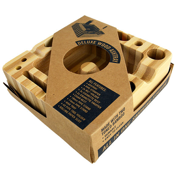 Deluxe Wood Ashtray - Smokezilla Shop product image