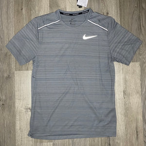 nike miler t shirt grey