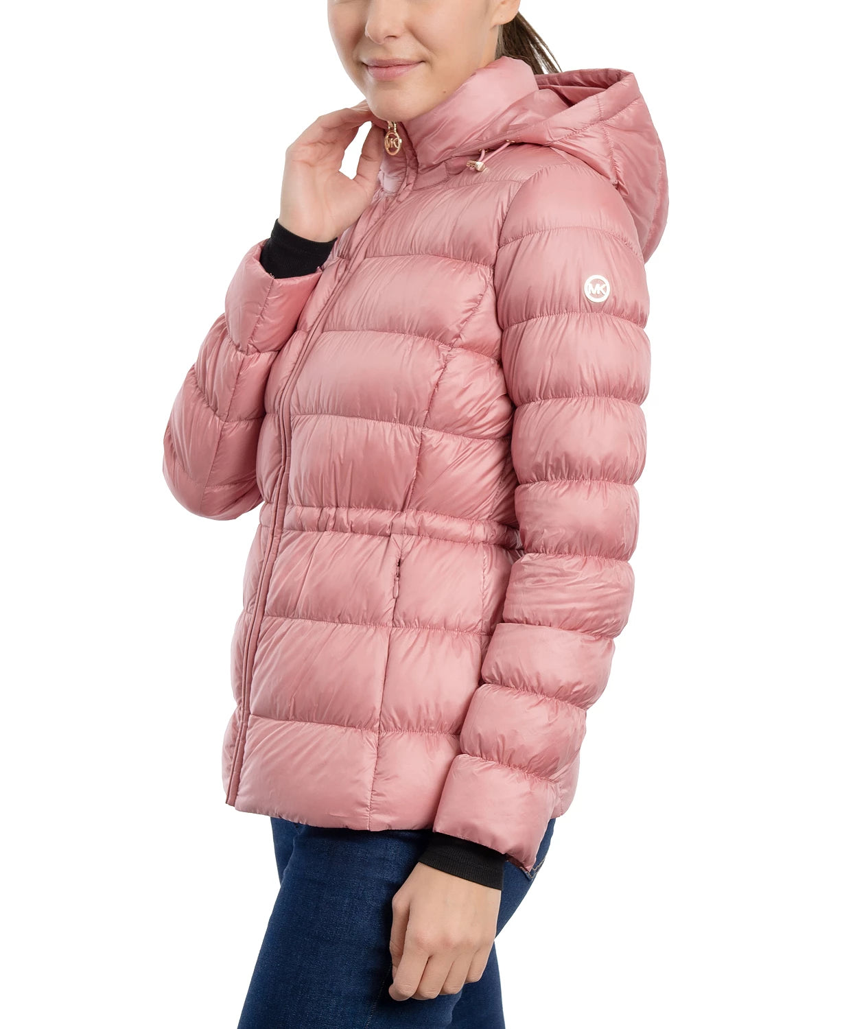 jacquard eco down jacket Rose muse - アウター