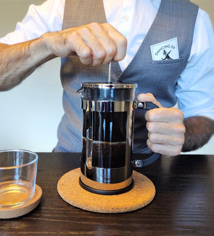 Simple french press instruction dancing ox coffee roasters