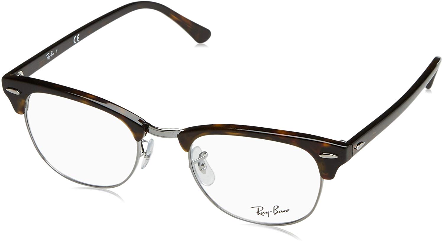 Cadeau solide Nutteloos Ray Ban Clubmaster Eyeglasses RX5154 2012 49mm Dark Havana / Demo Lens -  nyIwear